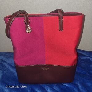 Nwt Kate Spade Waverly Tote Bag Racing Stripe New
